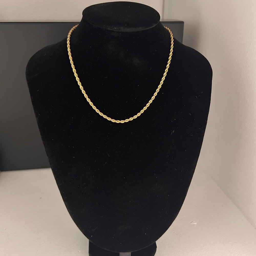 Givenchy Gold Chain Necklace 16”